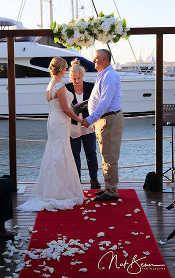 Marry Me Marilyn_Tracey & Larry Wedding Southport Yacht Club Main Beach
